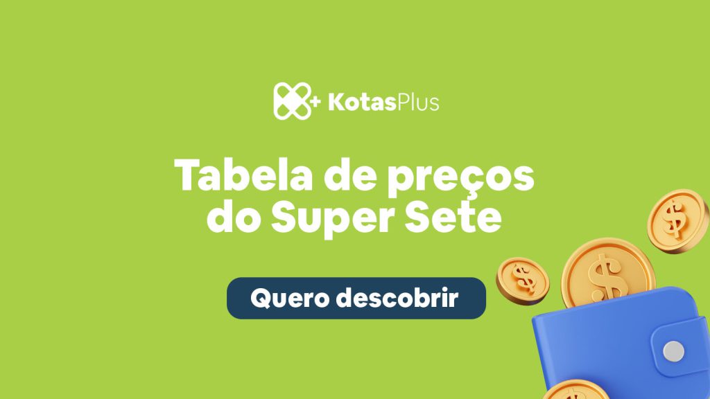 Tabela de preços e valores do Super Sete (2024) 