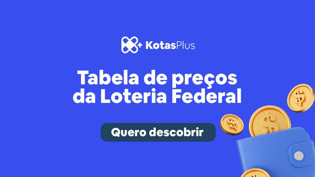 Tabela de preços e valores da Loteria Federal (2024) 